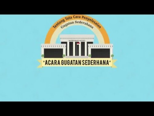 Penyelesaian Gugatan Sederhana